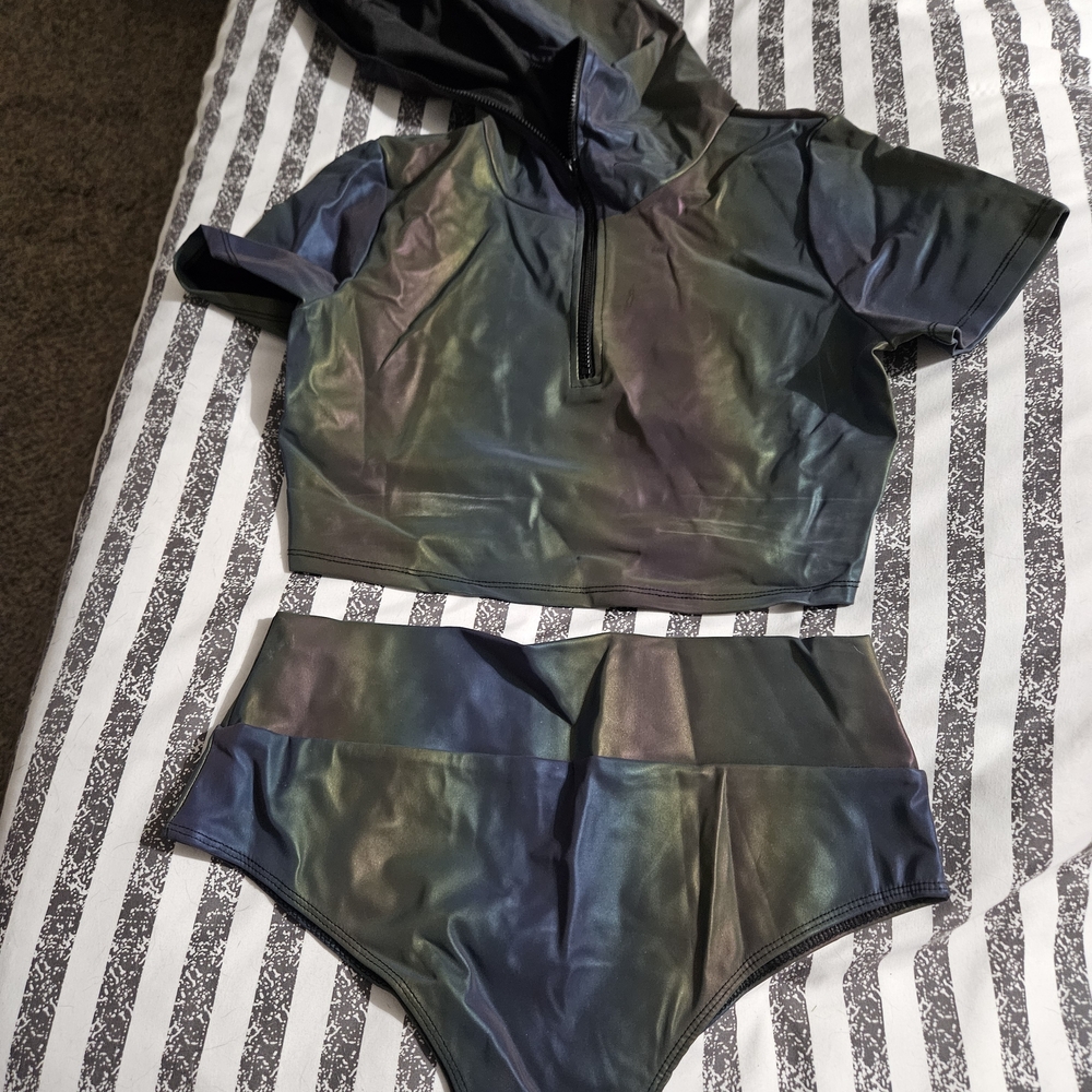 Iridescent Two-Piece Set